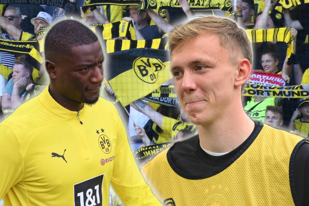 Maximilian Beier und Serhou Guirassy stürmen ab sofort für Borussia Dortmund.