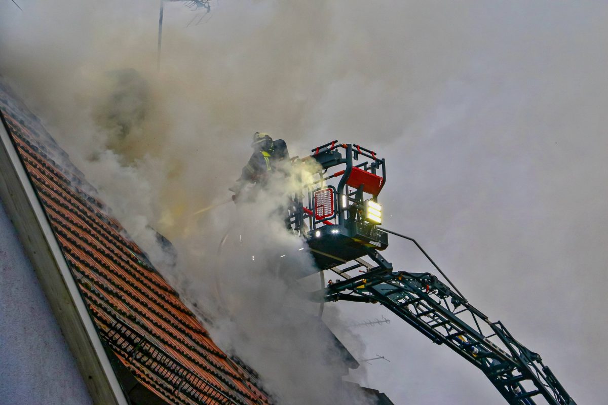 NRW Emmerich Dachstuhlbrand