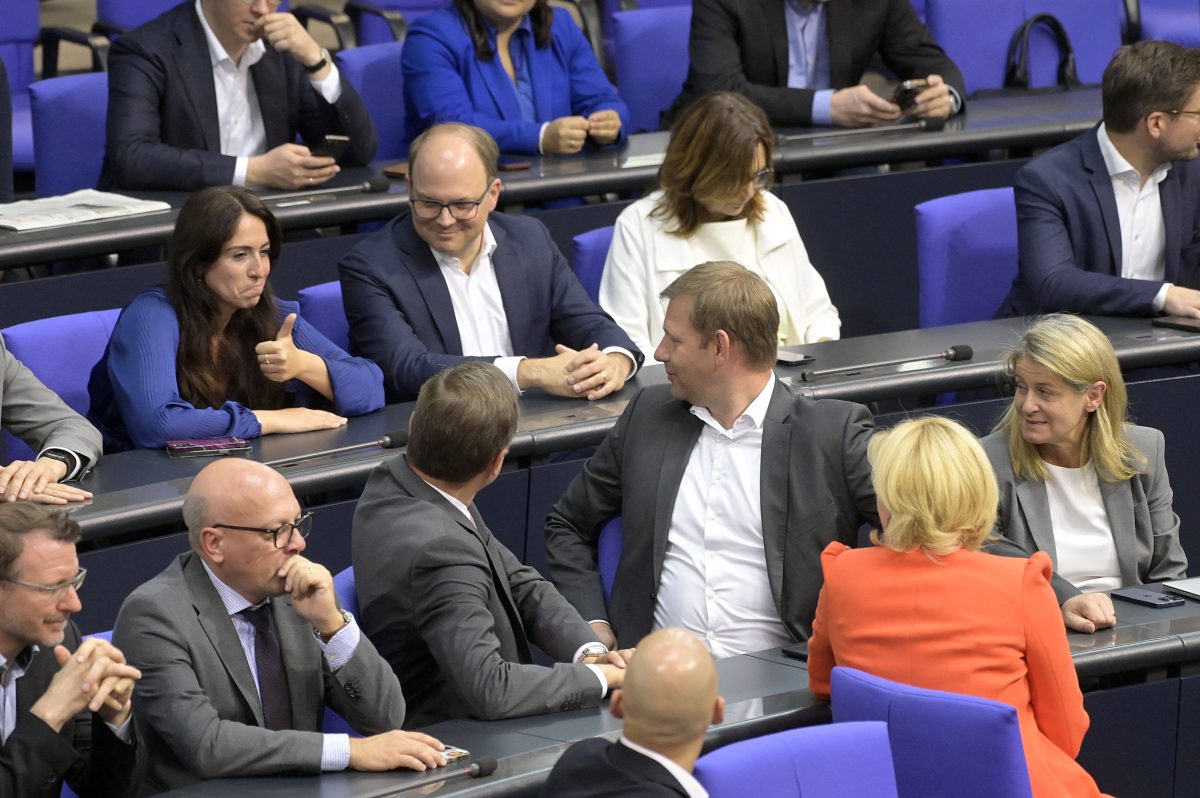 Politiker im Bundestag