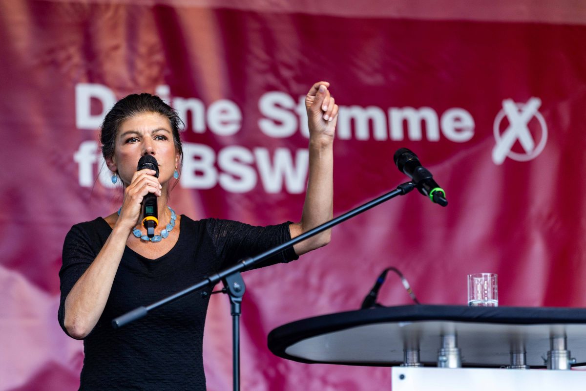 Sahra Wagenknecht will juristisch gegen die "Lüge" von Habeck vorgehen.