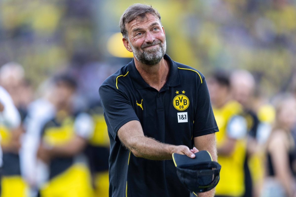 JÃ¼rgen Klopp kehrte ins Stadion von Borussia Dortmund zurÃ¼ck.