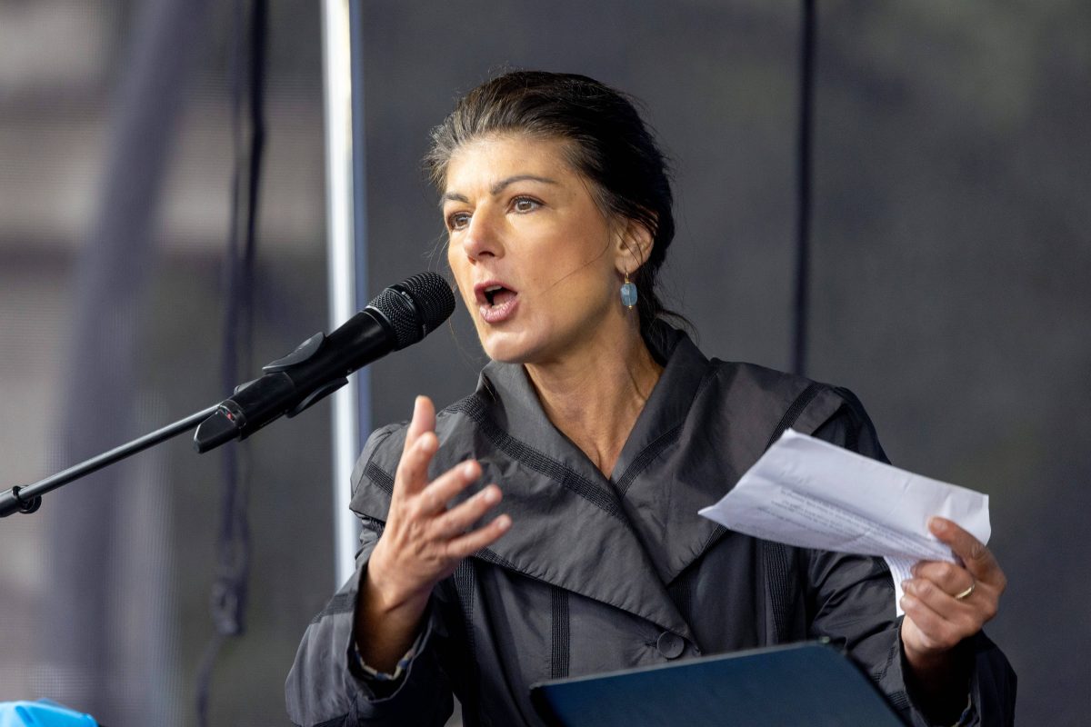 Sahra Wagenknecht wird fÃ¼r die stockenden SondierungsgesprÃ¤che verantwortlich gemacht.