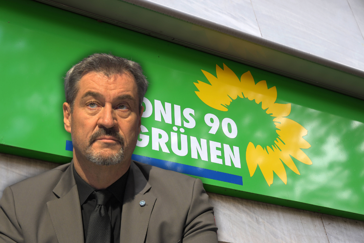 Markus SÃ¶der regt sich wieder Ã¼ber die GrÃ¼nen auf.