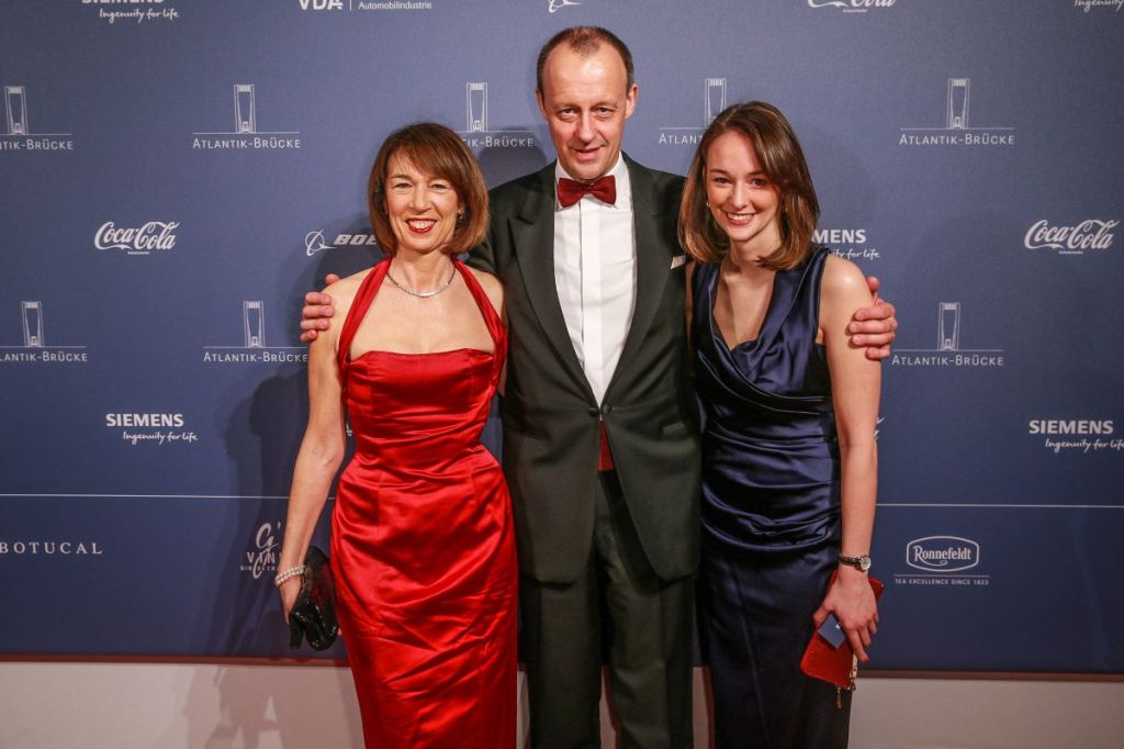 Friedrich Merz mit seiner Ehefrau Charlotte und seiner Tochter Constanze (2017).