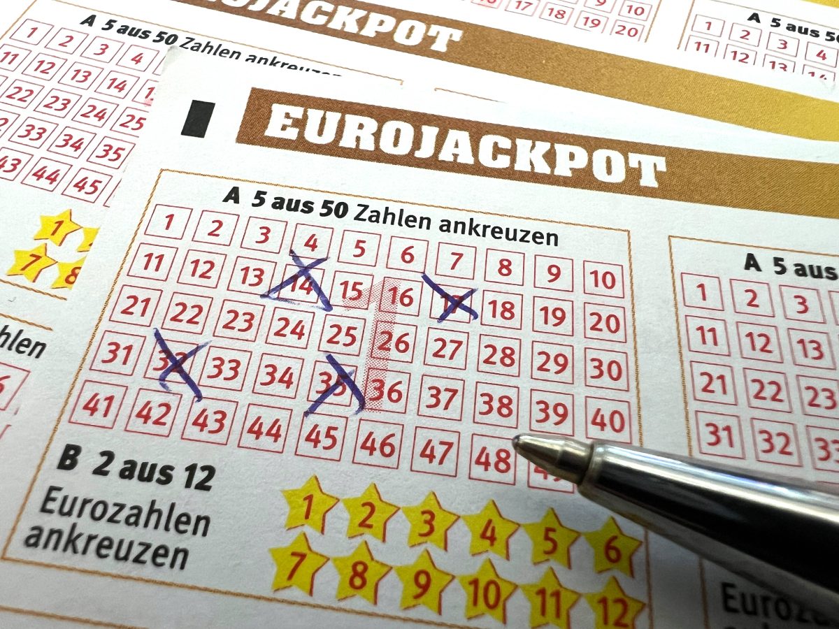 Lotto-Schein fÃ¼r den Eurojackpot