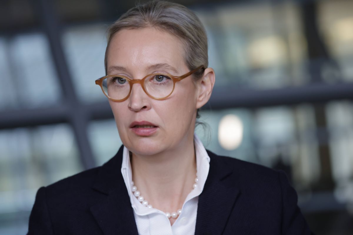 AfD-Chefin Weidel nutzte ihre Rede in Magdeburg fÃ¼r Wahlkampf.