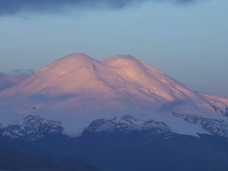 Hoechste Berge Europas-Elbrus.