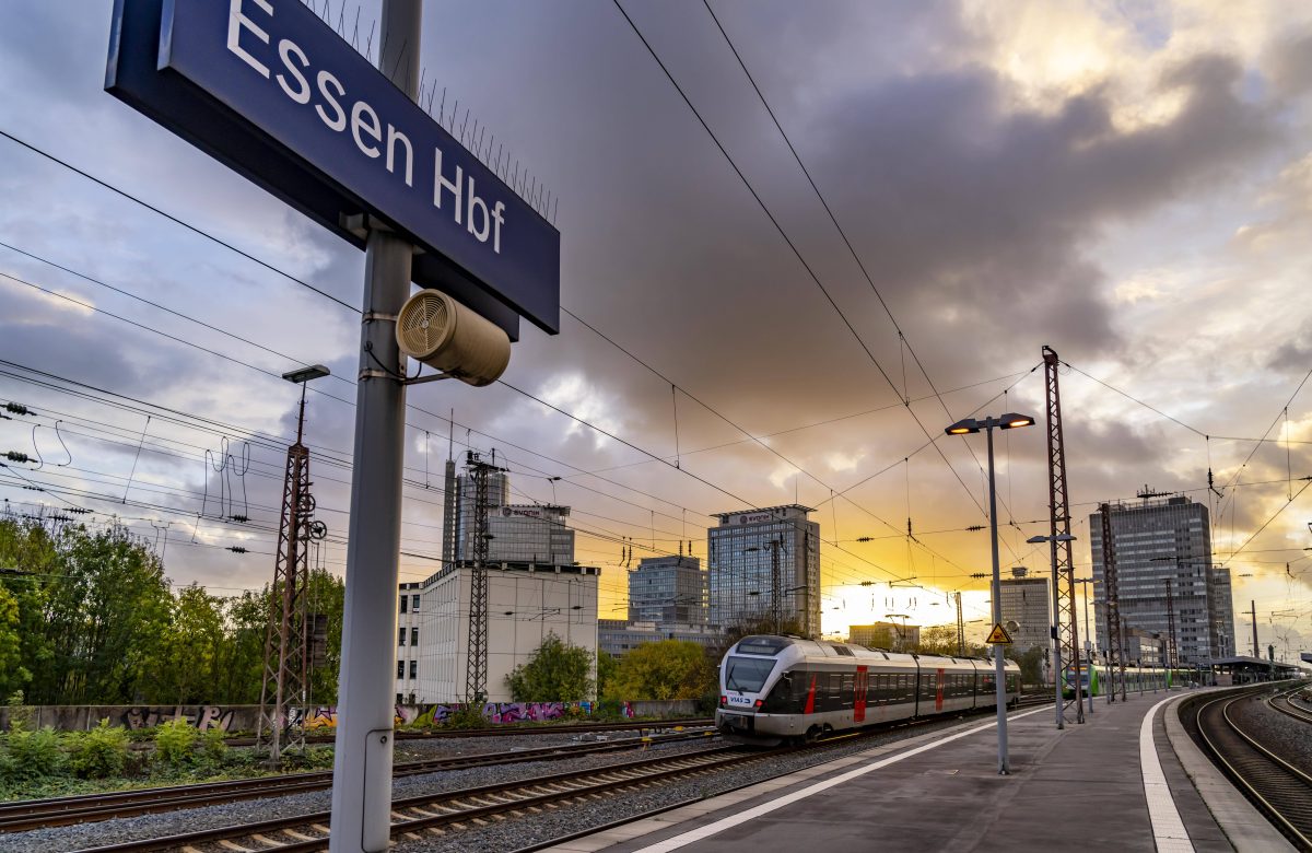 Der Hauptbahnhof Essen im Ruhrgebiet