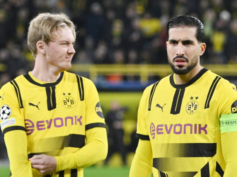 Emre Can und Julian Brandt stehen bei Borussia Dortmund auf dem Prüfstand.