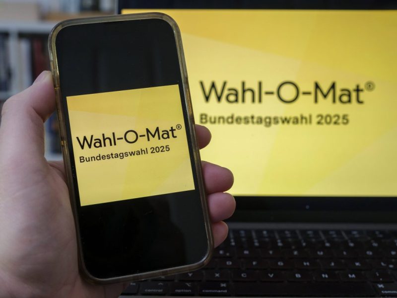 Enttäuschung bei einigen Nutzern beim Wahl-O-Mat zur Bundestagswahl 2025.