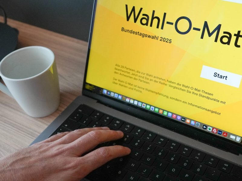 Wahl-O-Mat zur Bundestagswahl 2025 ist online.