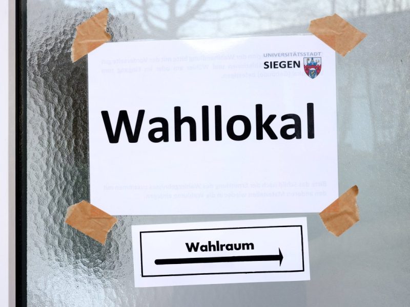 Wahllokal Bundestagswahl 2025