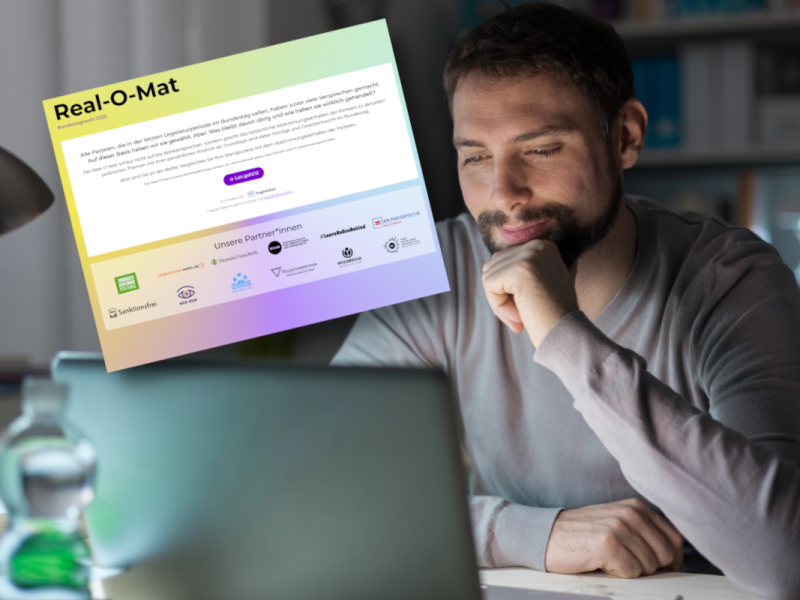 Alternative zum Wahl-O-Mat? Der Real-O-Mat.