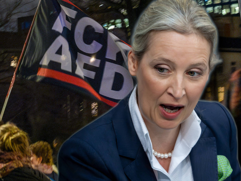 Proteste gegen Alice Weidel vor dem RTL-Quadrell (Symbolfoto).